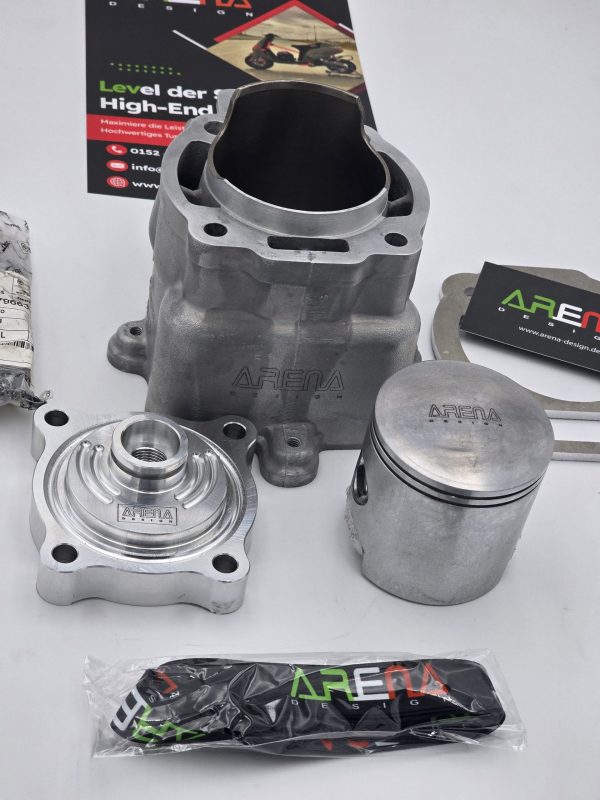 ARENA DESIGN ZYLINDERSET SM06 Bearbeitet For Street GILERA RUNNER 180 mit Racing Kopf & Spacer – Bild 5