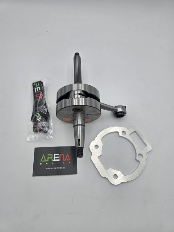 BGM Evolution 2 Langhubkurbelwelle 55/110 Piaggio Maxi 2-Takt - inkl. Spacer, Aprilia SR125, Gilera Runner 125FX, 180FXR, Italjet Dragster 125, 180, Piaggio SKR125, SKR150, TPH125, Skipper125, Skipper150, Hexagon 125 – Bild 3