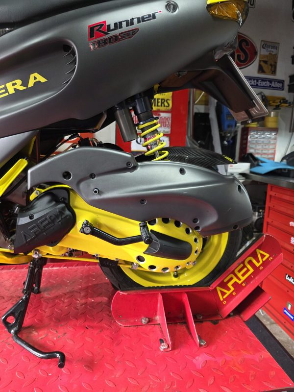 GILERA RUNNER 180 AIRBOX SPACER für mehr Volumen z.B. BIGBORE LUFTFILTERKASTEN – Bild 10