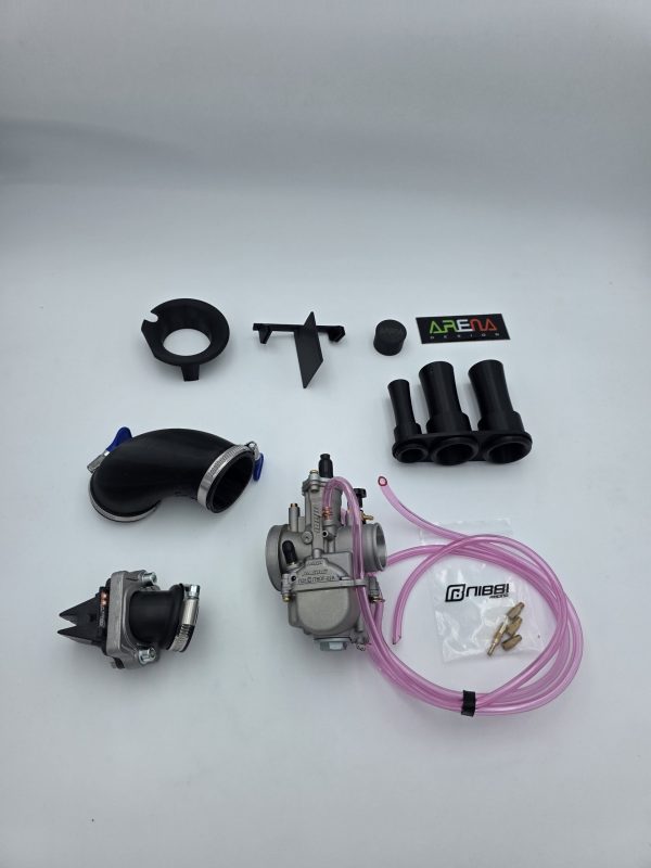 Tuningkit STAGE 3 - Gilera Runner 180
Nibbi 28 silver EVO + GEN3 Airboxumbaukit + Vforce3 Membrankasten + Malossi 360° Ansaugstutzen + Ansaugschlauch – Bild 4