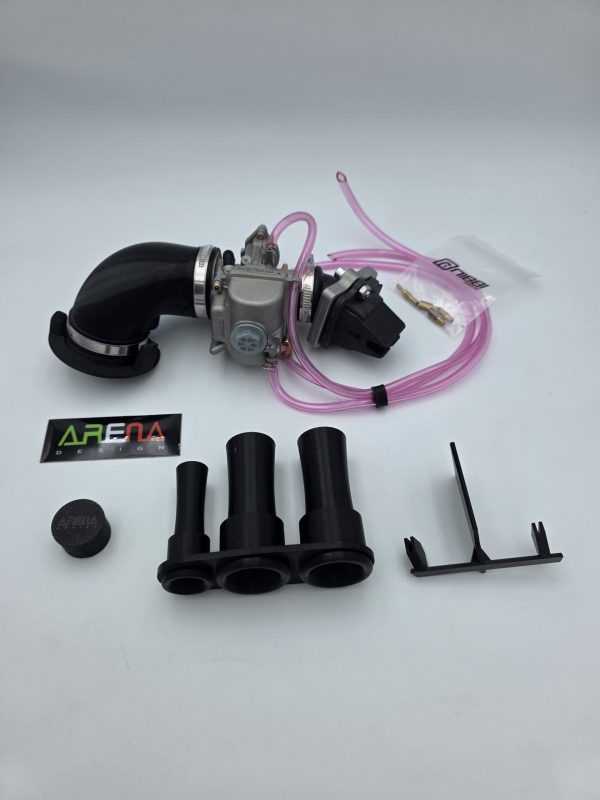 Tuningkit STAGE 3 - Gilera Runner 180
Nibbi 28 silver EVO + GEN3 Airboxumbaukit + Vforce3 Membrankasten + Malossi 360° Ansaugstutzen + Ansaugschlauch – Bild 2