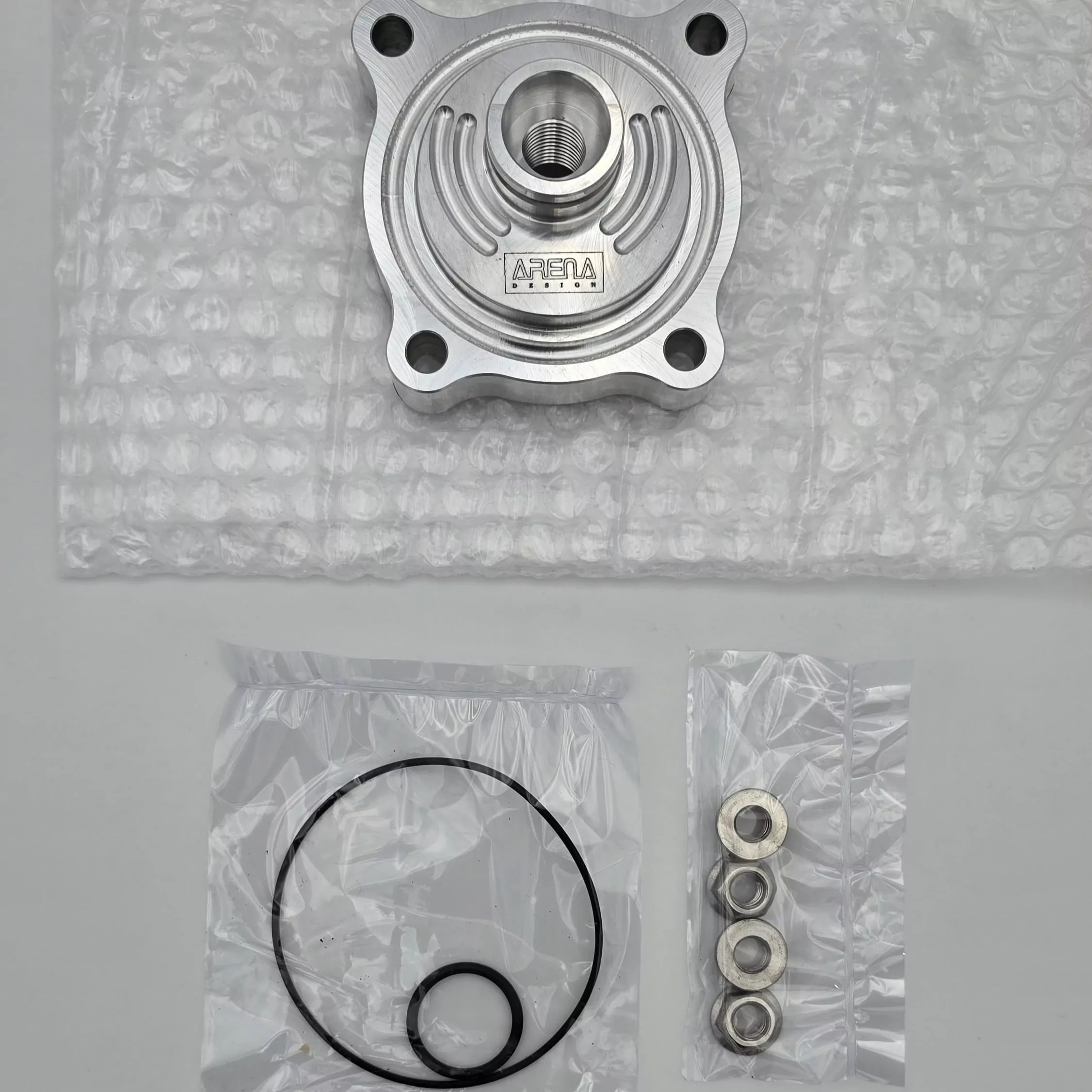 ARENA DESIGN - Racing Zylinderkopf 1:13,6 / QK 1,2 - Langhub 55/110 - Gilera Runner 180, Piaggio Hexagon, Italjet Dragster. – Bild 6