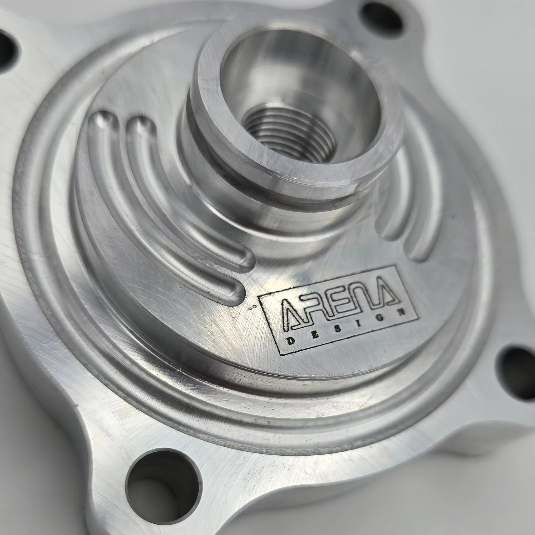 ARENA DESIGN - Racing Zylinderkopf 1:13,6 / QK 1,2 - Langhub 55/110 - Gilera Runner 180, Piaggio Hexagon, Italjet Dragster. – Bild 2