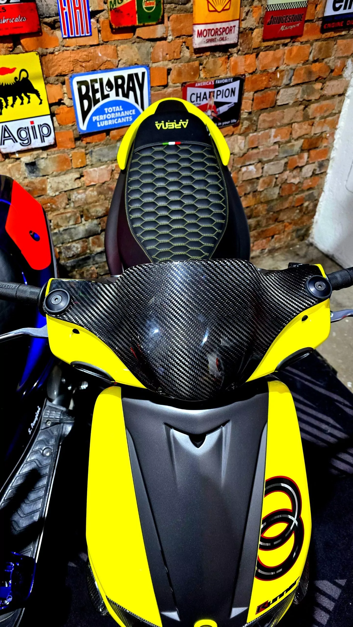 Gilera Runner Spiegel Abdeckungen CNC-Aluminium / Eloxiert – Bild 4