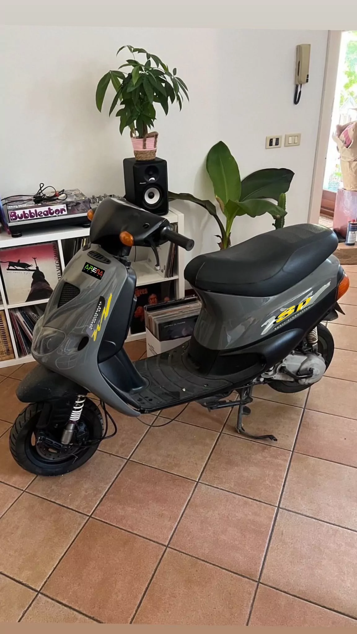 Aufkleber Set Piaggio ZIP SP Sticker Decalco Farbe: GELB – Bild 2