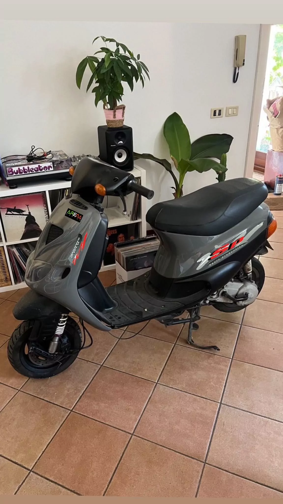 Aufkleber Set Piaggio ZIP SP Sticker Decalco Farbe: ROT – Bild 2