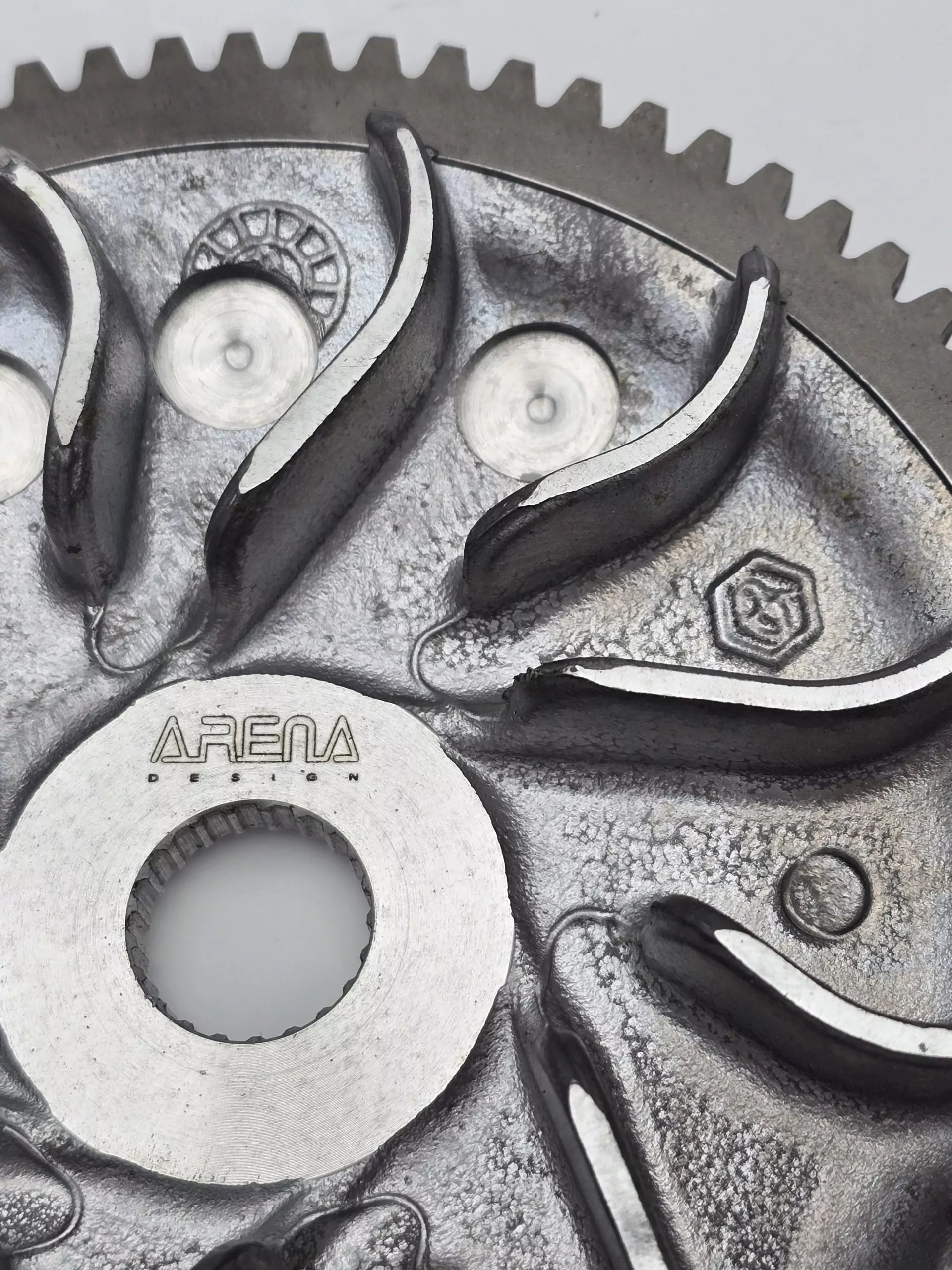 Abgedrehte Racing Riemenscheibe 78 Zähne [11°	- 13°] Gilera Runner 125 180 2T – Bild 3