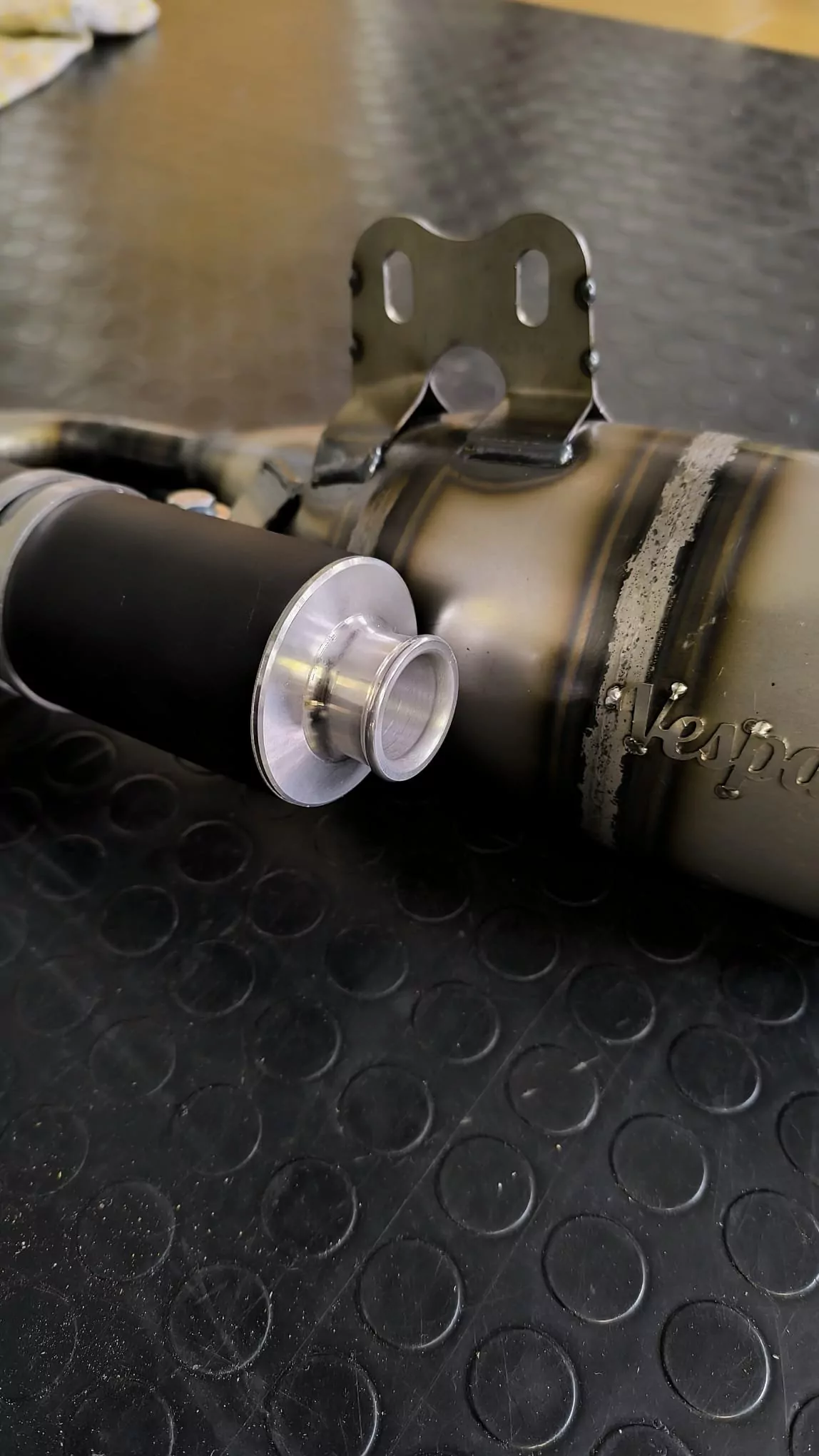 Rennauspuff VespaLAB Fast Schnecke V50/ET3 Quattrini/Falc – Bild 2