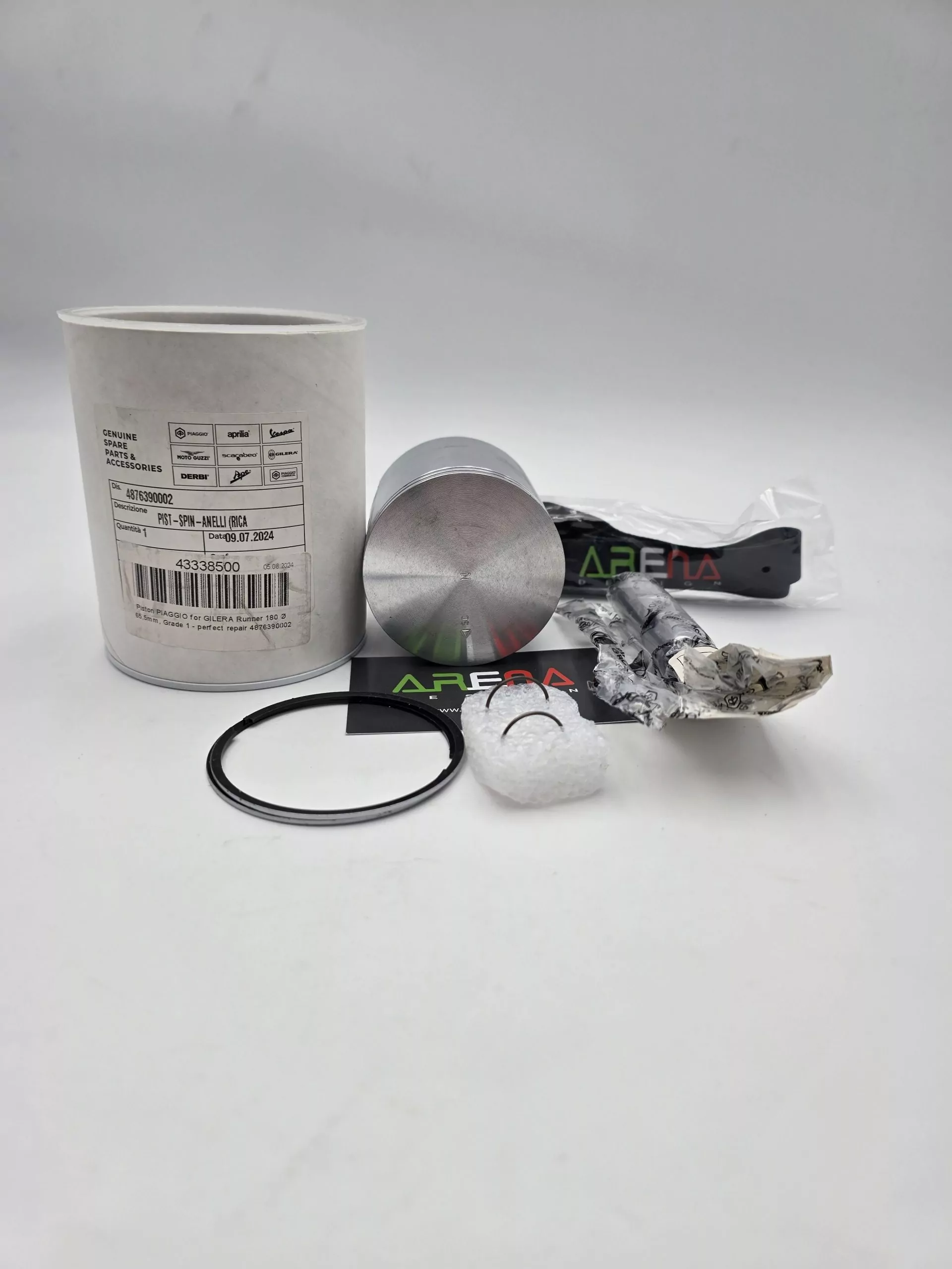 Gilera Runner 180 Kolben 65,5 4876390002 Gilardoni 176cc – Bild 3