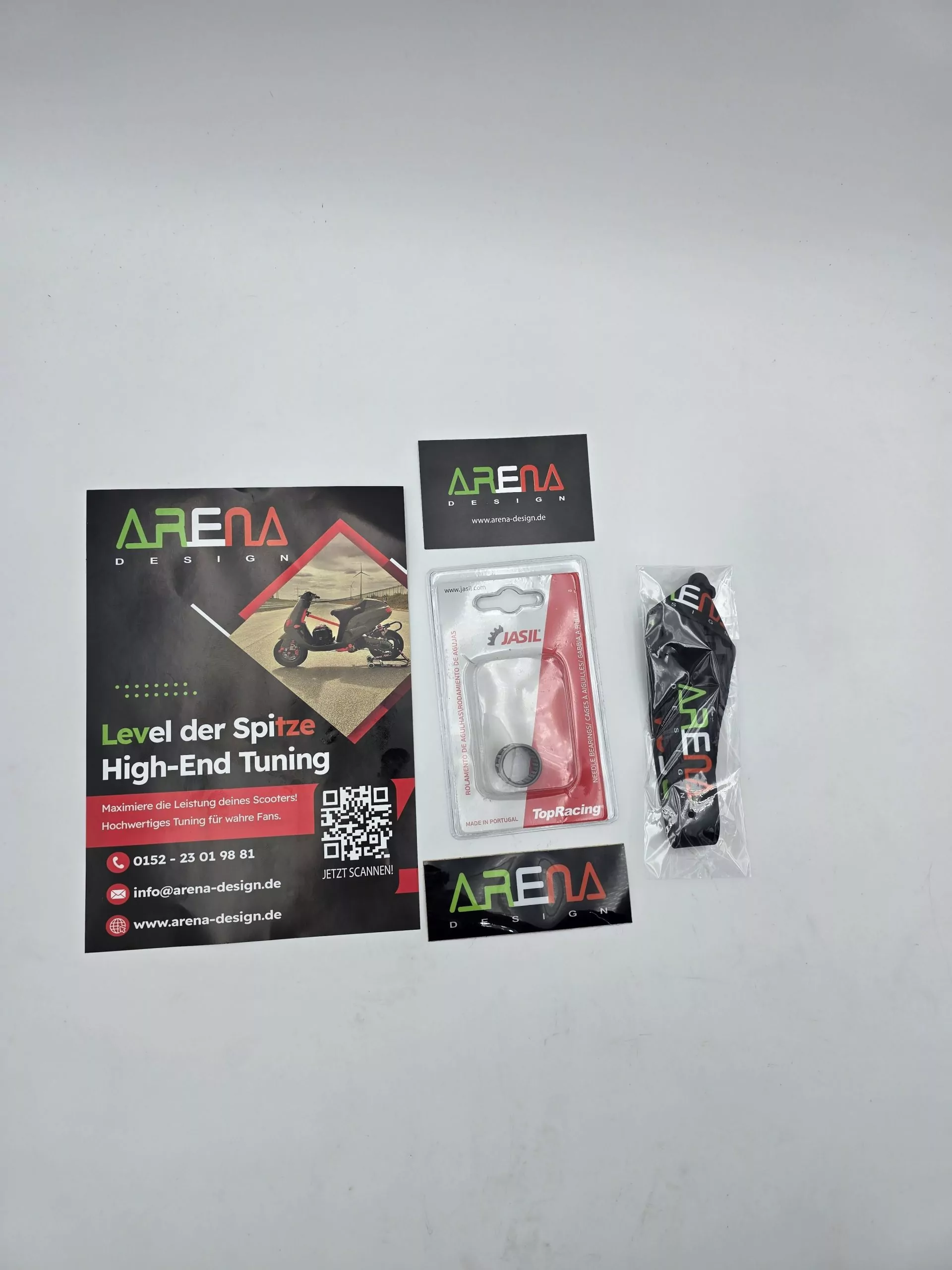 JASIL Kolbenbolzenlager 16x20x20mm für Piaggio & Gilera 2-Takt Maxi Motoren 125-180 – Bild 3