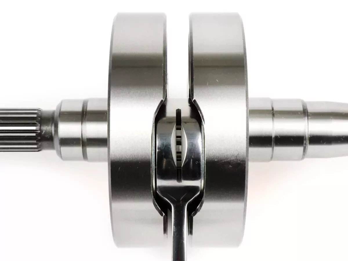 BGM Evolution 2 Langhubkurbelwelle 55/110 Piaggio Maxi 2-Takt - Aprilia SR125, Gilera Runner 125FX, 180FXR, Italjet Dragster 125, 180, Piaggio SKR125, SKR150, TPH125, Skipper125, Skipper150, Hexagon 125 – Bild 2