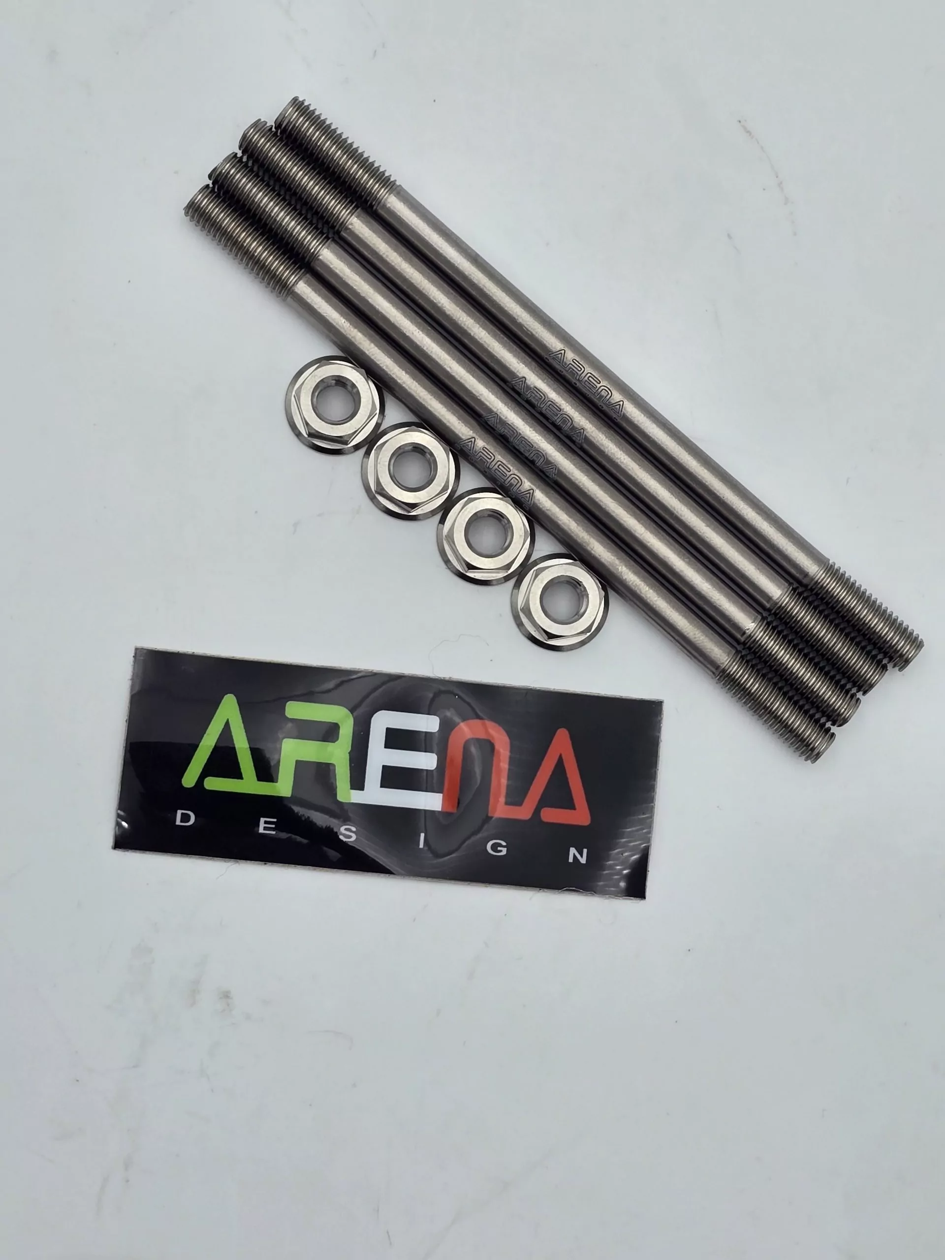 TITAN Stehbolzen + Müttern & Graphitfett | 55/110 Kurbelwelle | 2-Takt 180 LC Maxi Motoren – Bild 7