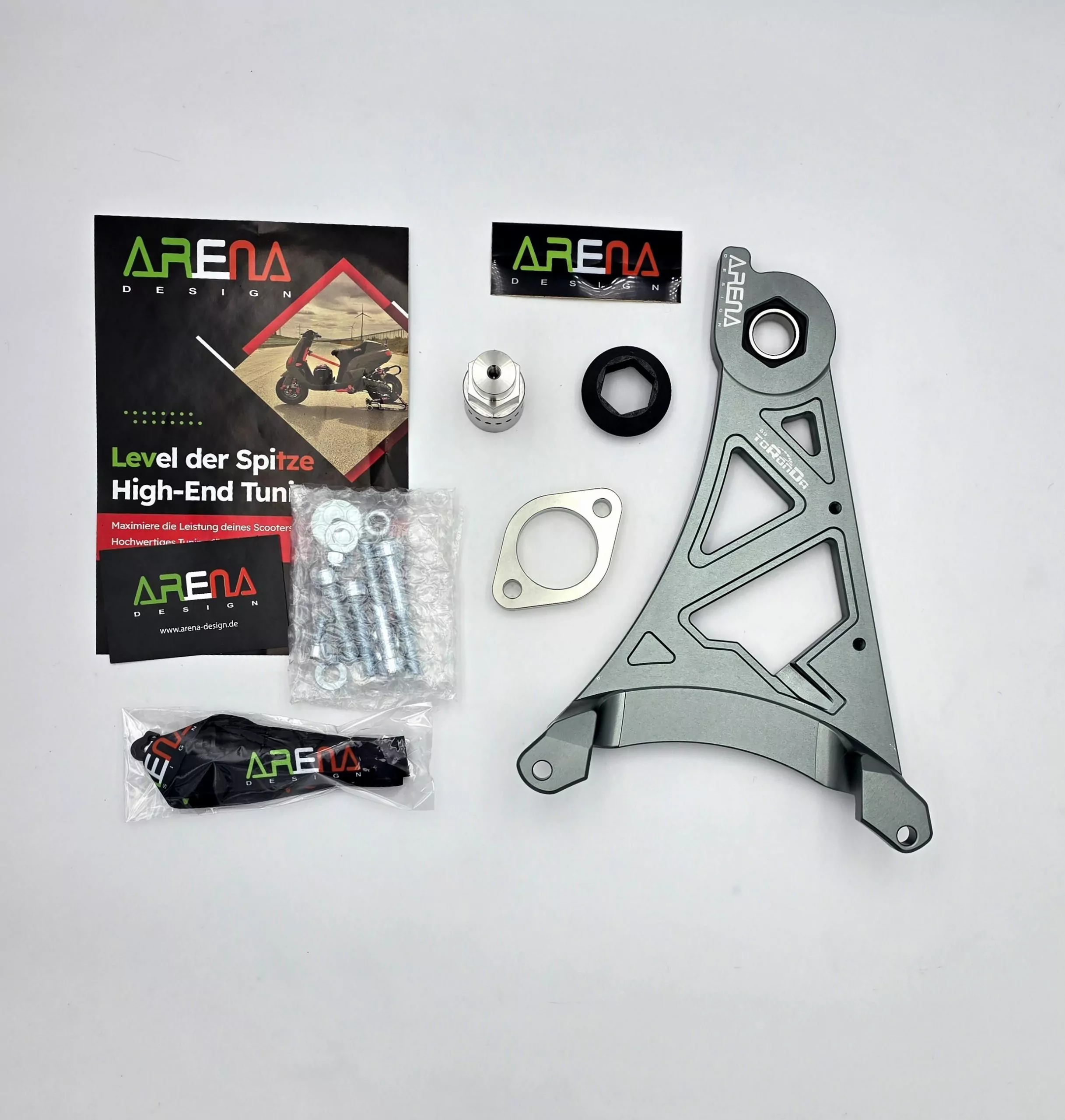 TORONDA ZUSATZSCHWINGE Grey Gilera Runner 125 180 ARENA DESIGN – Bild 2