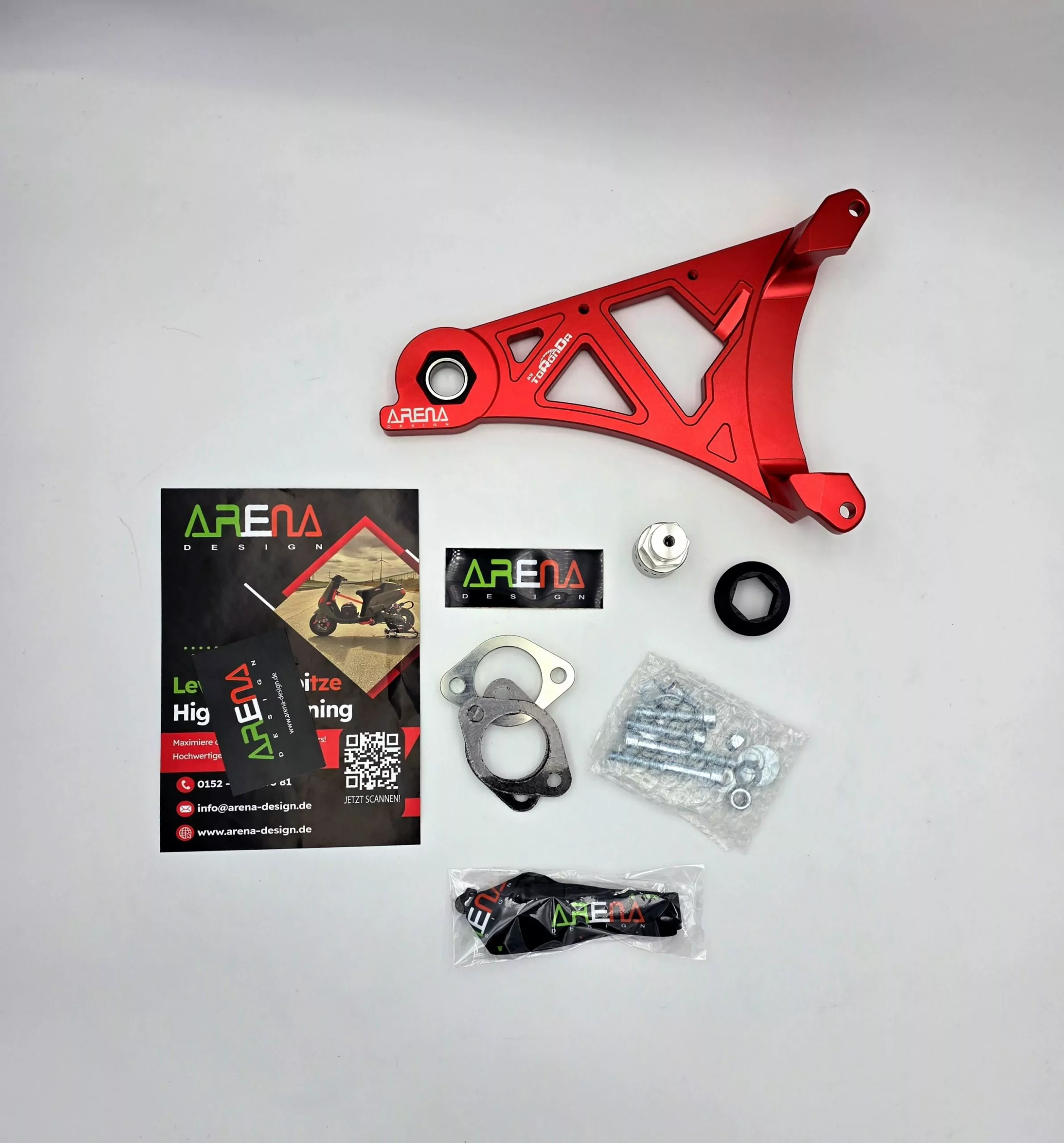 TORONDA ZUSATZSCHWINGE Red Gilera Runner 125 180 ARENA DESIGN – Bild 5