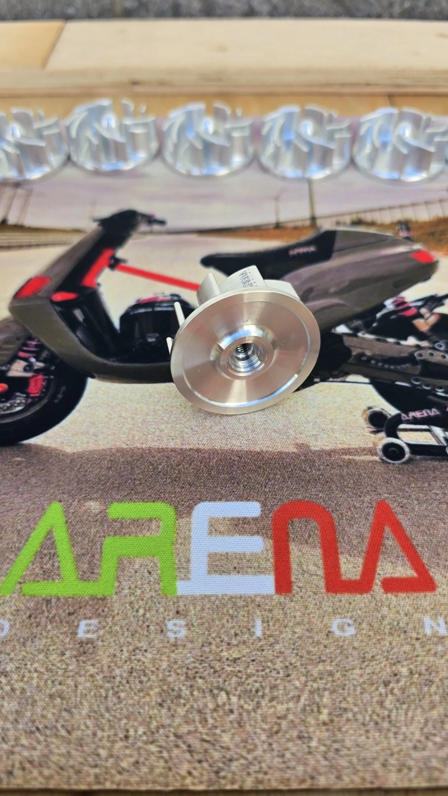 ARENA DESIGN CNC ALU Wasserpumpenrad - Gilera RUNNER 125 180 – Bild 4