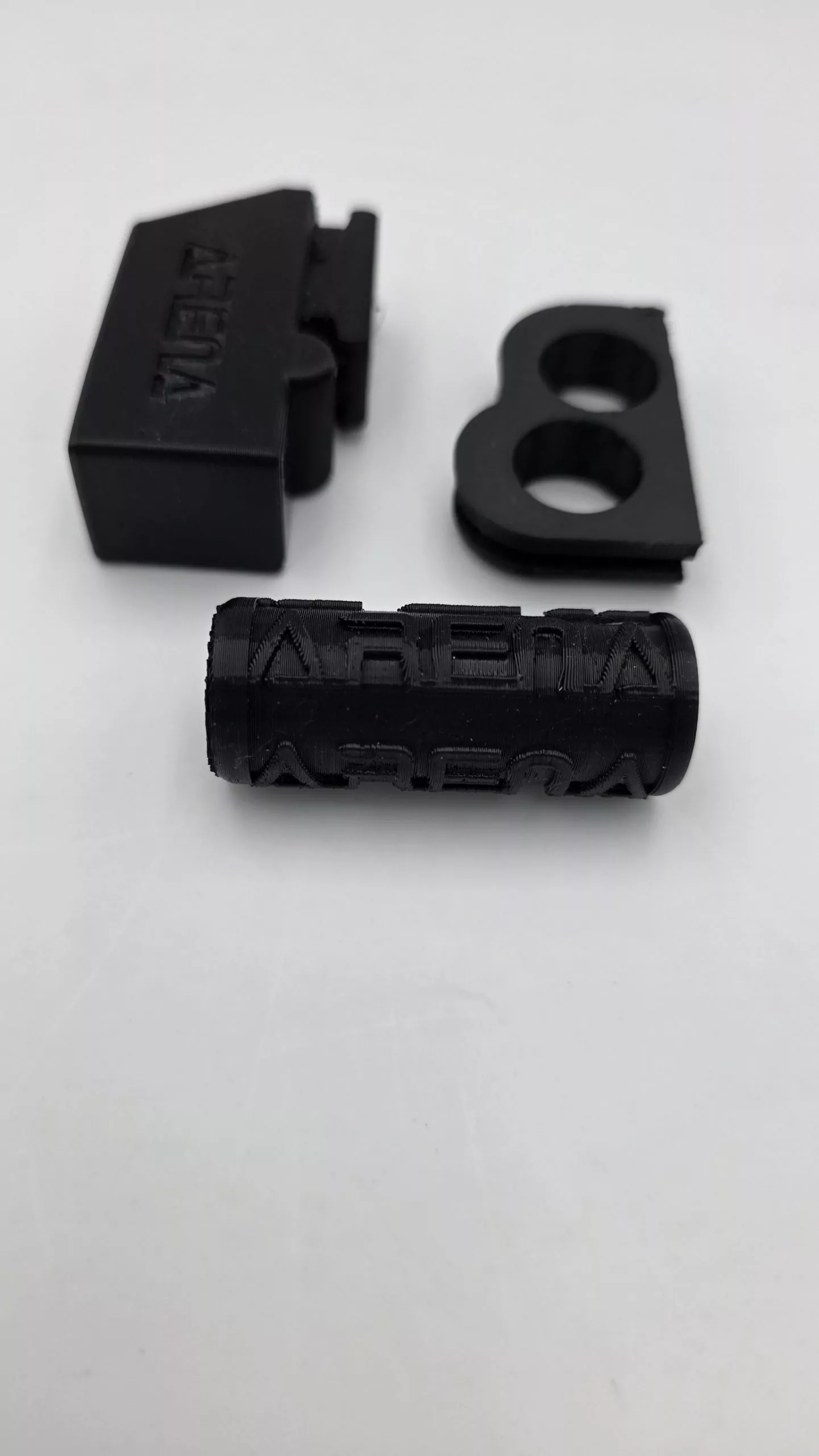 ARENA DESIGN (BLACK SET) Zündungsdeckelgummi, Kickstartergummi, Hauptständer Anschlaggummi Piaggio & Gilera 125-150-180 2-Takt