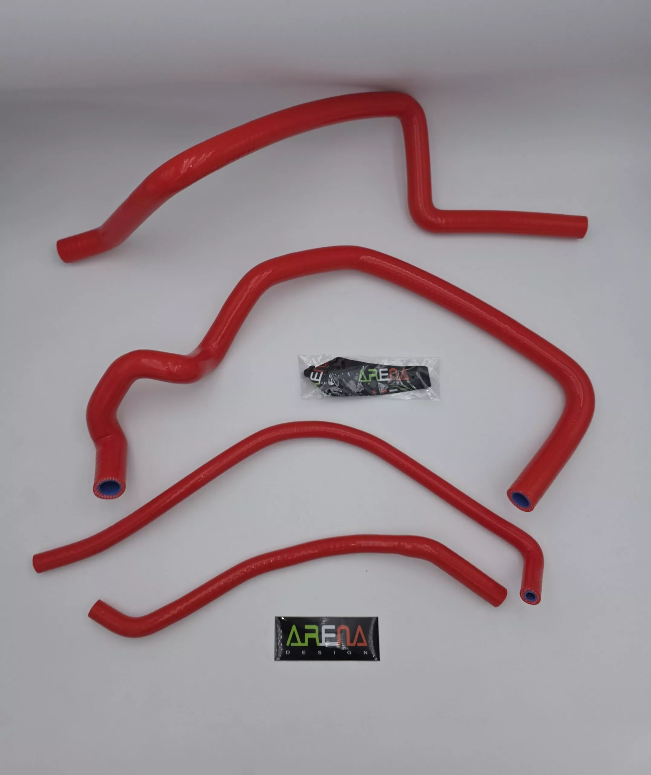 Gilera Runner 125 180 DD SILIKON Kühlerschlauch-Set in ROT GF-PERFORMANCE