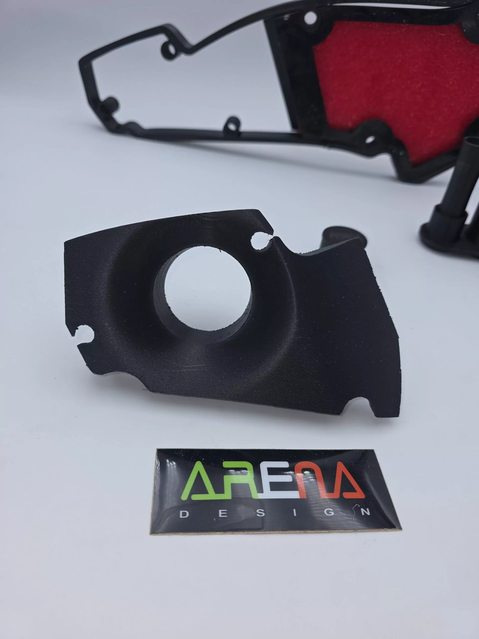 WARP3 AIRBOX UPGRADEKIT GILERA RUNNER 180 Luftfilterkasten Tuning, volumenerweiterung Spacer, 50mm Anschlußtrichter, 4-teilig Rohrset, Verschlusseinsatz. – Bild 3