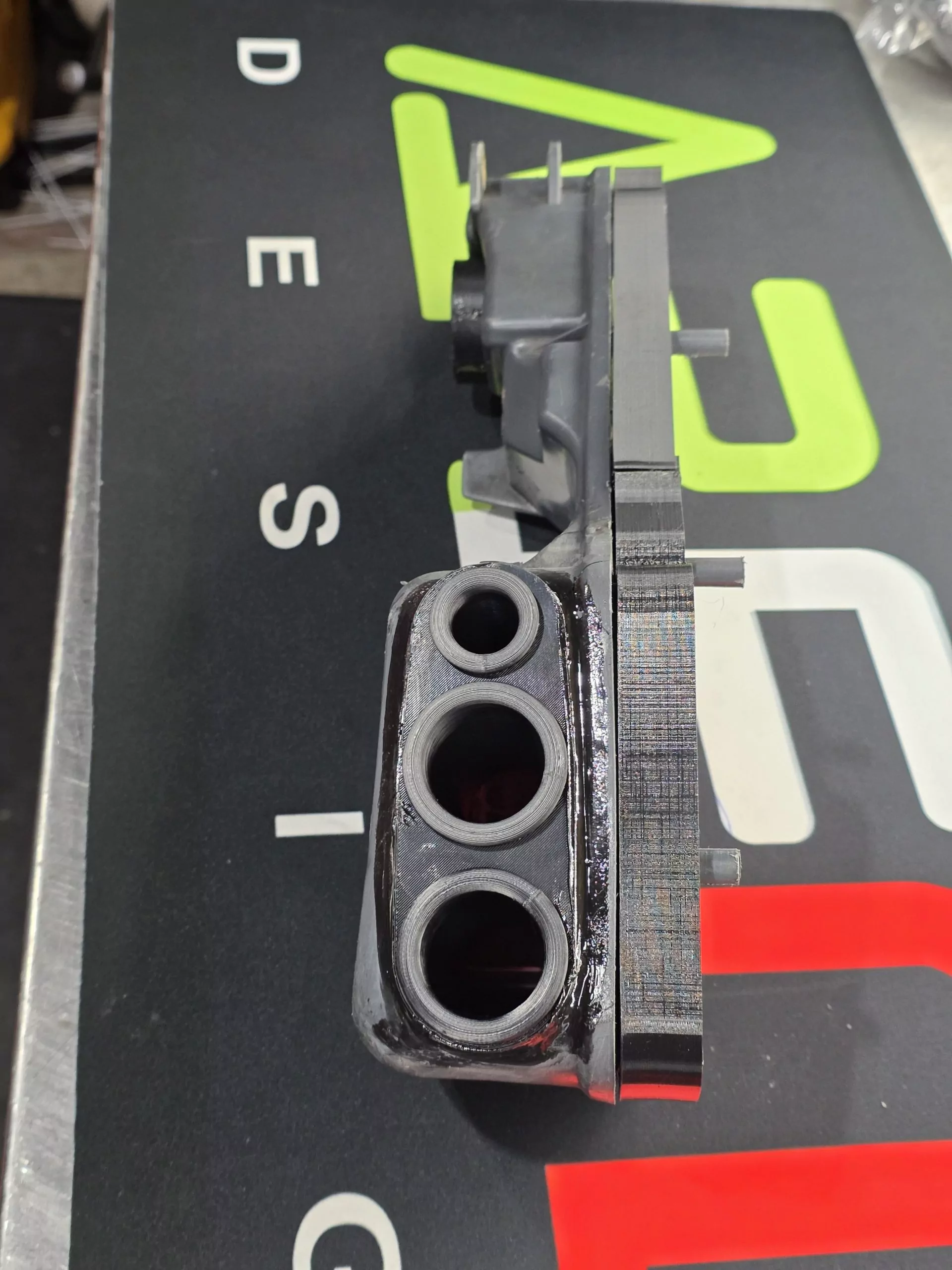 WARP3 AIRBOX UPGRADEKIT GILERA RUNNER 180 Luftfilterkasten Tuning, volumenerweiterung Spacer, 50mm Anschlußtrichter, 4-teilig Rohrset, Verschlusseinsatz. – Bild 8