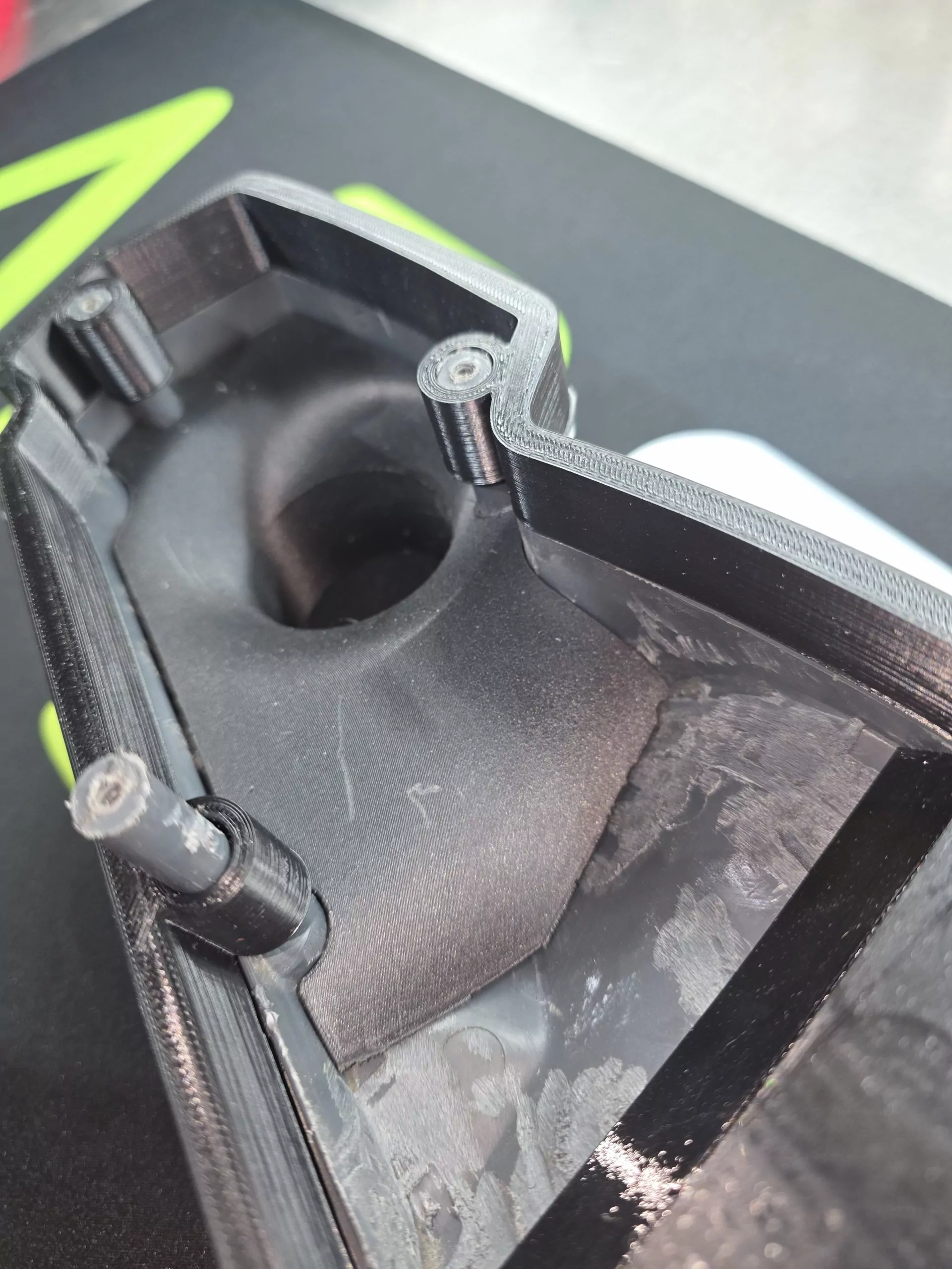 WARP3 AIRBOX UPGRADEKIT GILERA RUNNER 180 Luftfilterkasten Tuning, volumenerweiterung Spacer, 50mm Anschlußtrichter, 4-teilig Rohrset, Verschlusseinsatz. – Bild 5