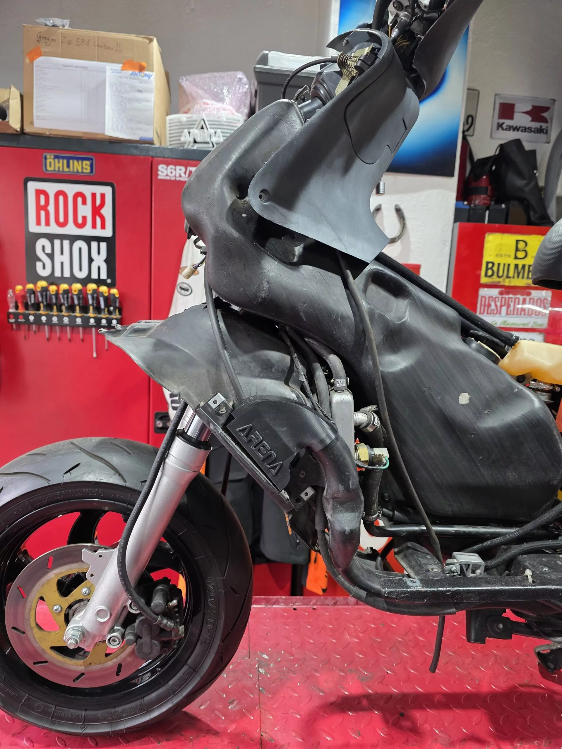 GILERA RUNNER LUFTFÜHRUNG Variomatikkühlung - Arena Design – Bild 8