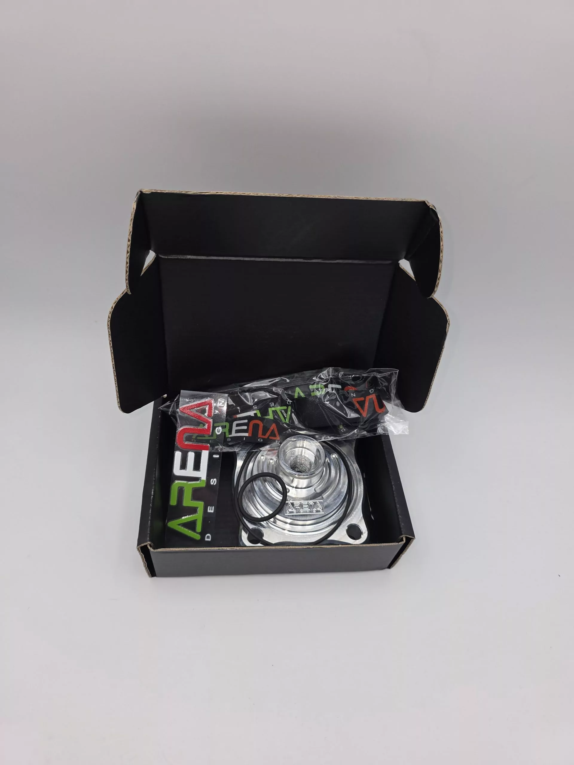 52/105 V2 ARENA DESIGN Kalotte Racing Zylinderkopf 1:13,4 / QK 1,0 - Gilera Runner 180, Piaggio Hexagon, Italjet Dragster. – Bild 4