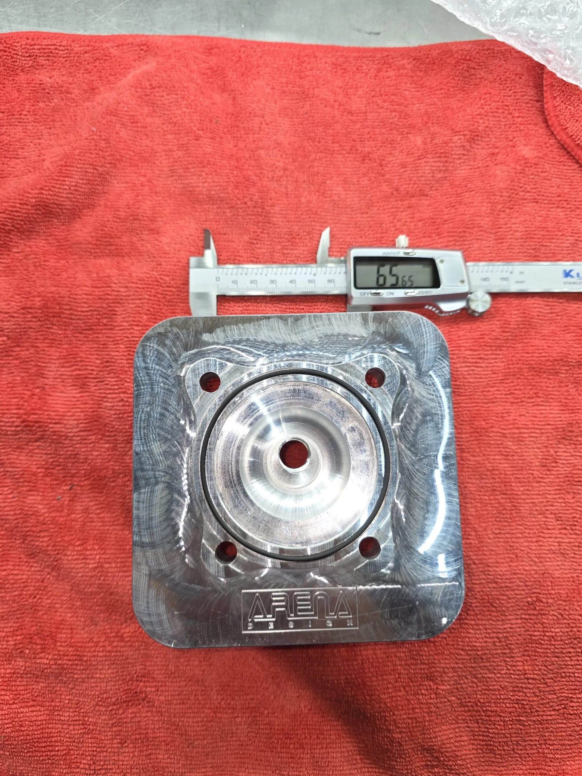 CNC ARENA DESIGN AC Racing Zylinderkopf für 172cc MALOSSI Zylinder = PIAGGIO SKR125, TPH125, SKIPPER, APRILIA SR125 – Bild 9