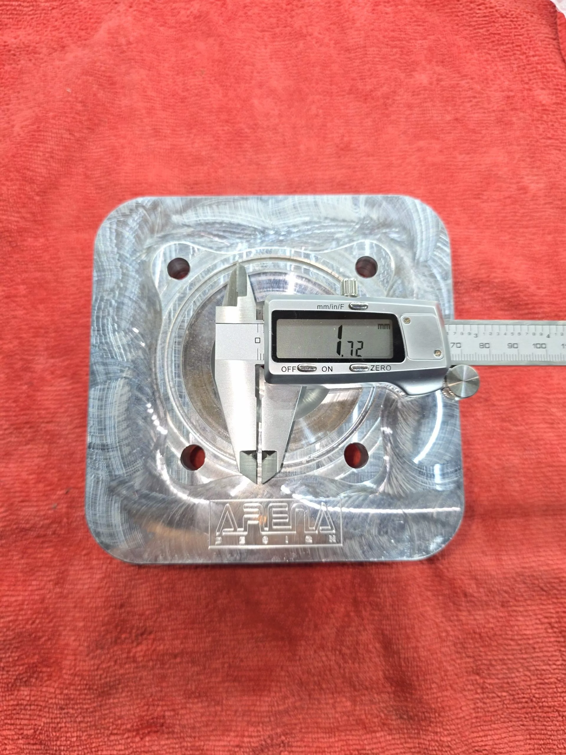 CNC ARENA DESIGN AC Racing Zylinderkopf für 172cc MALOSSI Zylinder = PIAGGIO SKR125, TPH125, SKIPPER, APRILIA SR125 – Bild 8