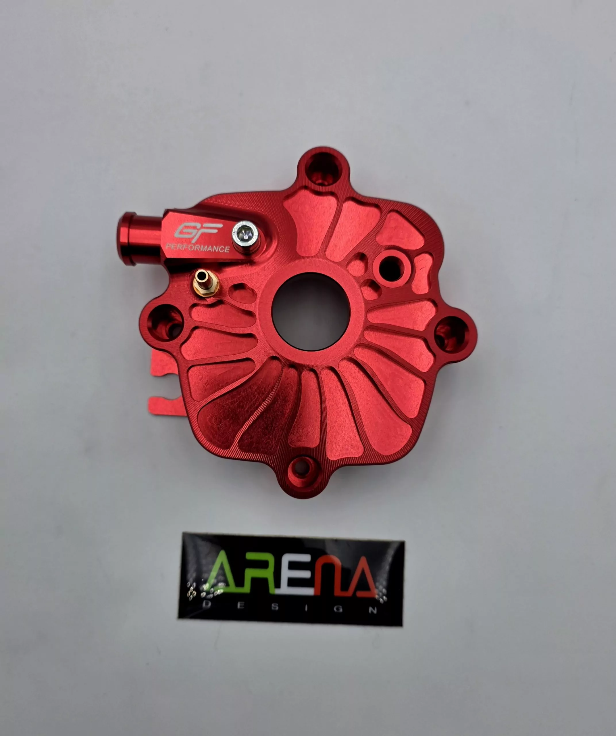 Zylinderkopfdeckel Wasserhaube GF-PERFORMANCE - Gilera Runner 125 180 2t - Piaggio Hexagon 125 150 180 - Italjet Dragster 180 – Bild 3