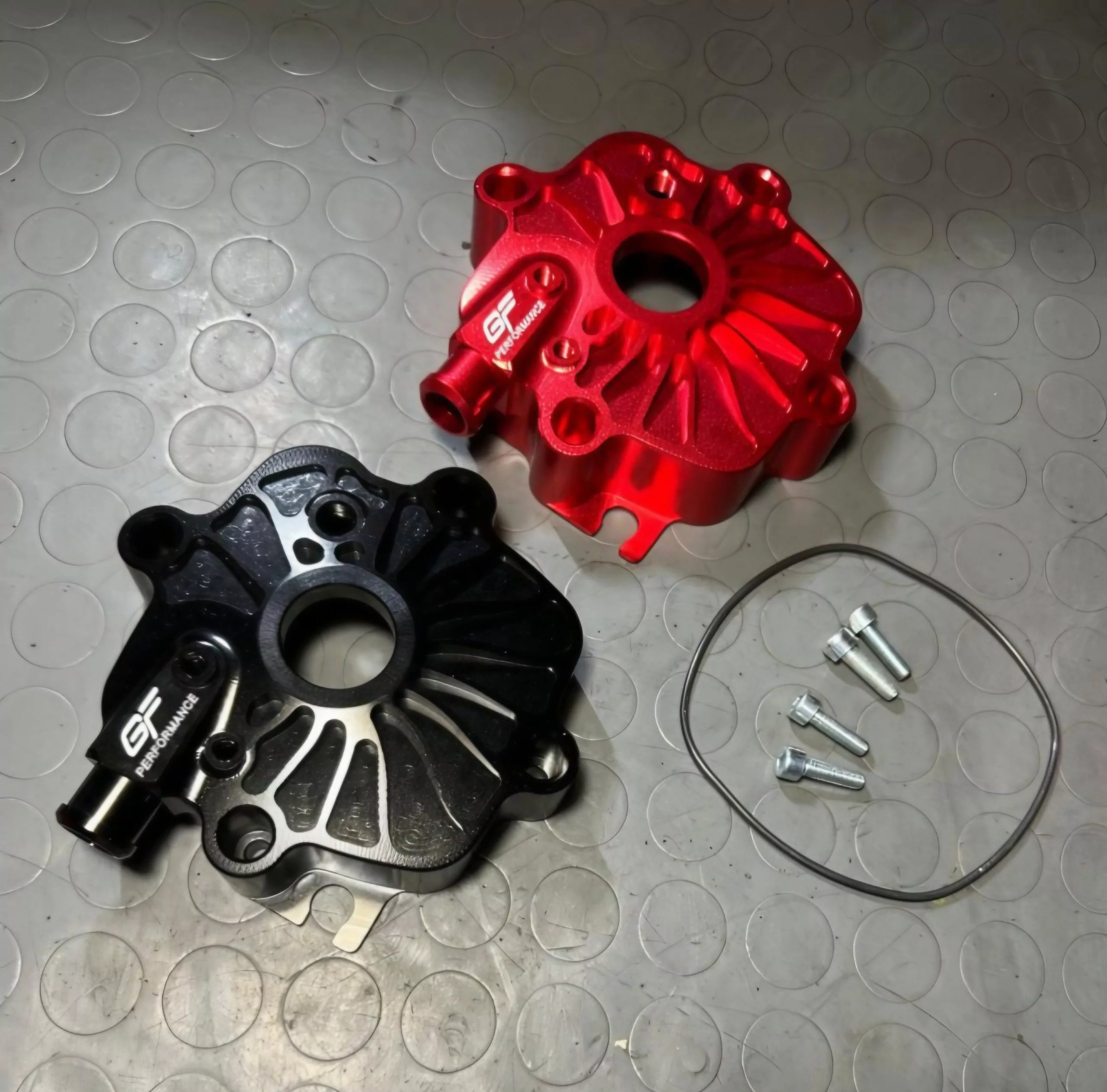 Zylinderkopfdeckel Wasserhaube GF-PERFORMANCE - Gilera Runner 125 180 2t - Piaggio Hexagon 125 150 180 - Italjet Dragster 180 – Bild 4