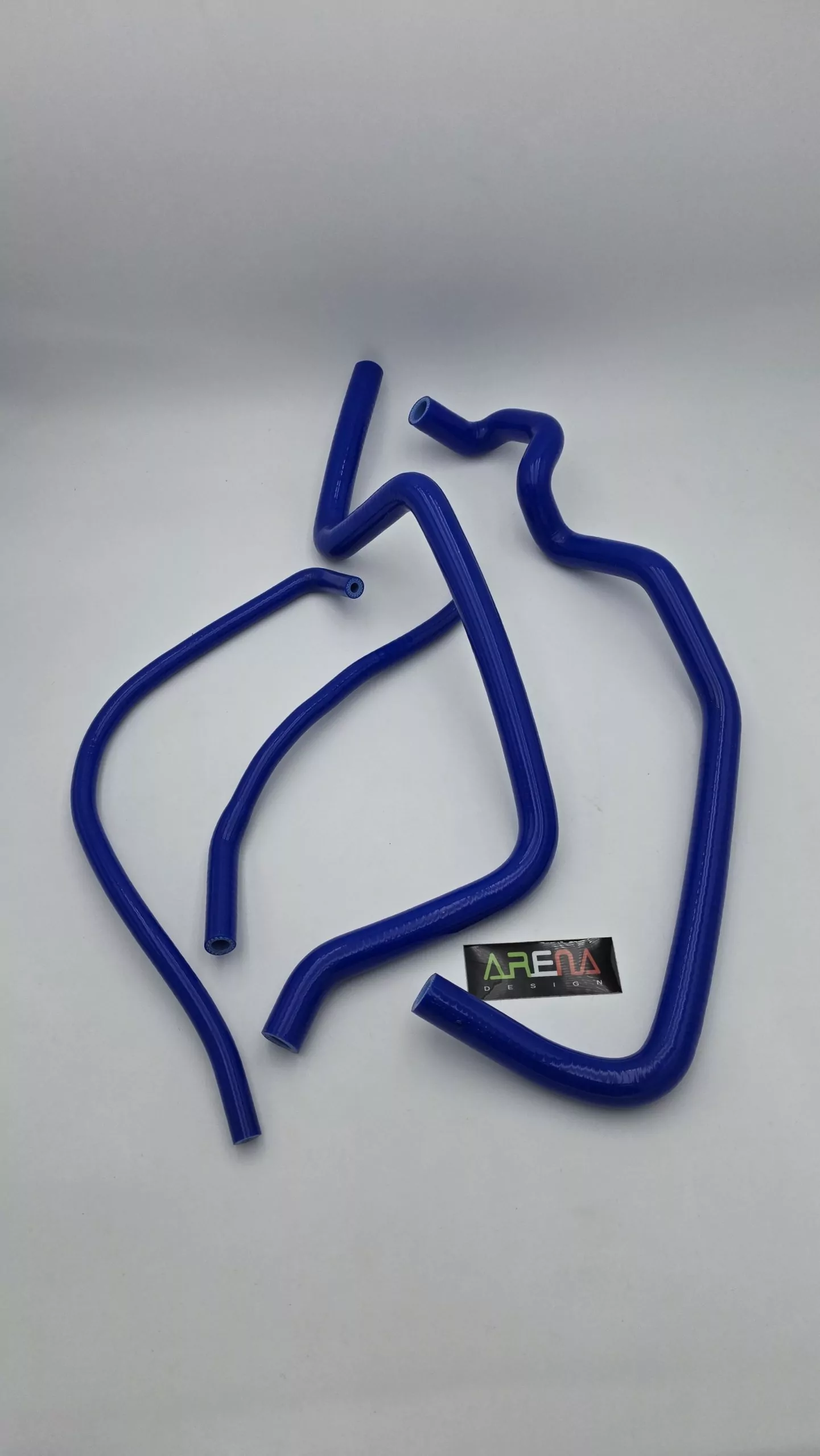 Gilera Runner 125 180 DD SILIKON Kühlerschlauch-Set in BLAU GF-PERFORMANCE – Bild 6