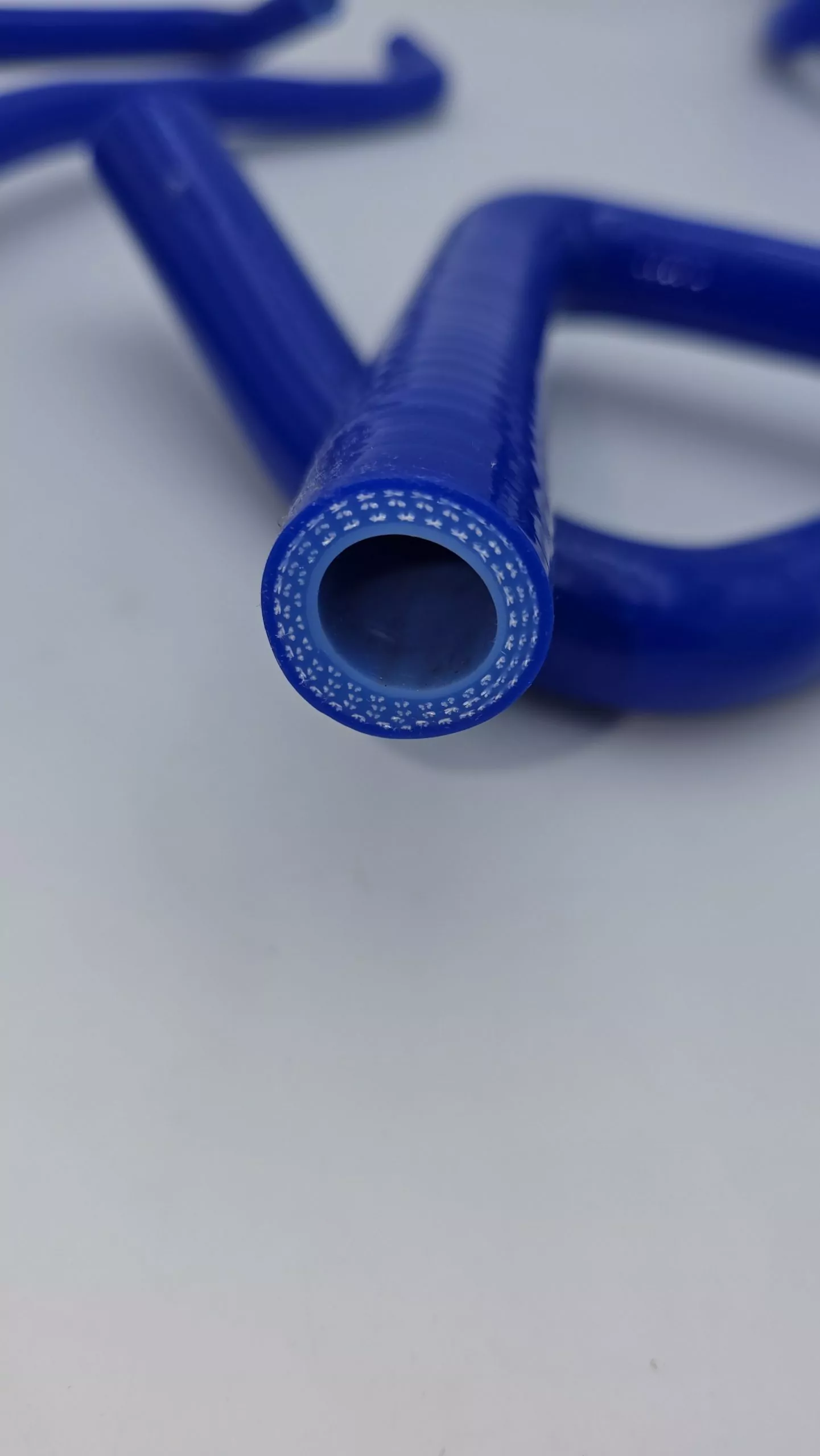 Gilera Runner 125 180 DD SILIKON Kühlerschlauch-Set in BLAU GF-PERFORMANCE – Bild 4