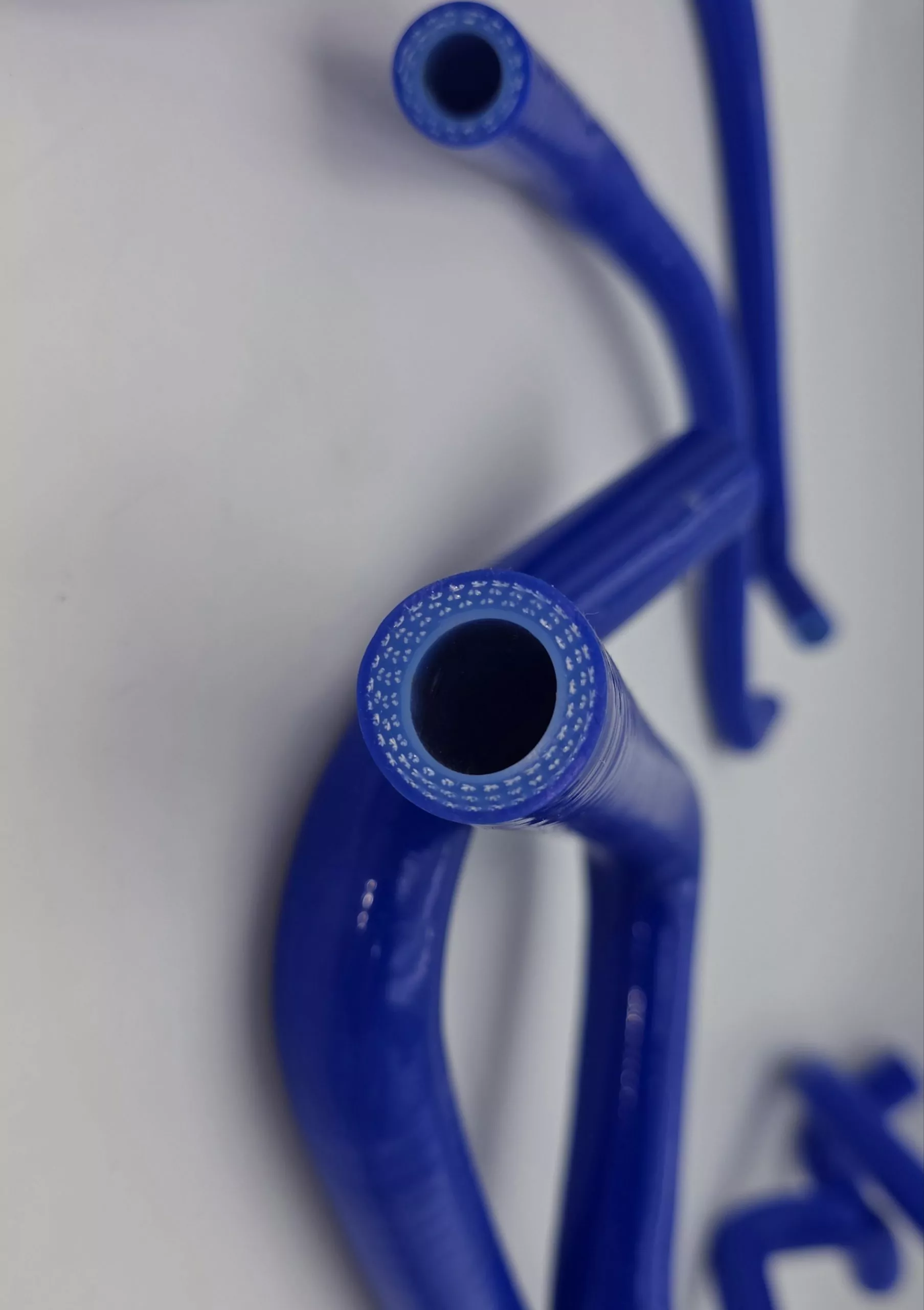 Gilera Runner 125 180 DD SILIKON Kühlerschlauch-Set in BLAU GF-PERFORMANCE – Bild 2