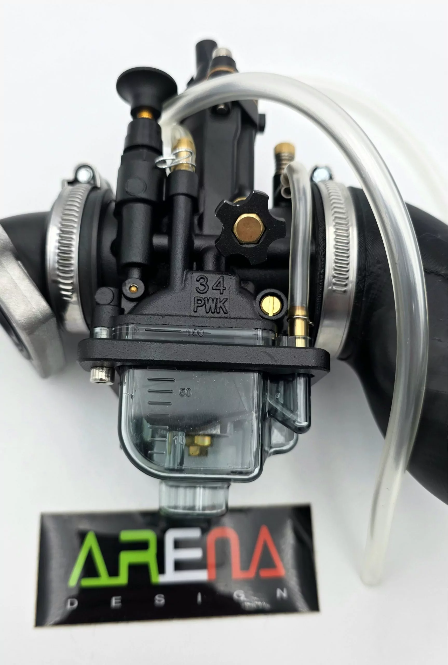 TUNINGKIT STAGE 4 - 34er PWK VERGASERKIT für Gilera Runner 180 inkl. 360° Malossi Ansaugstutzen + Ansaugschlauch – Bild 9