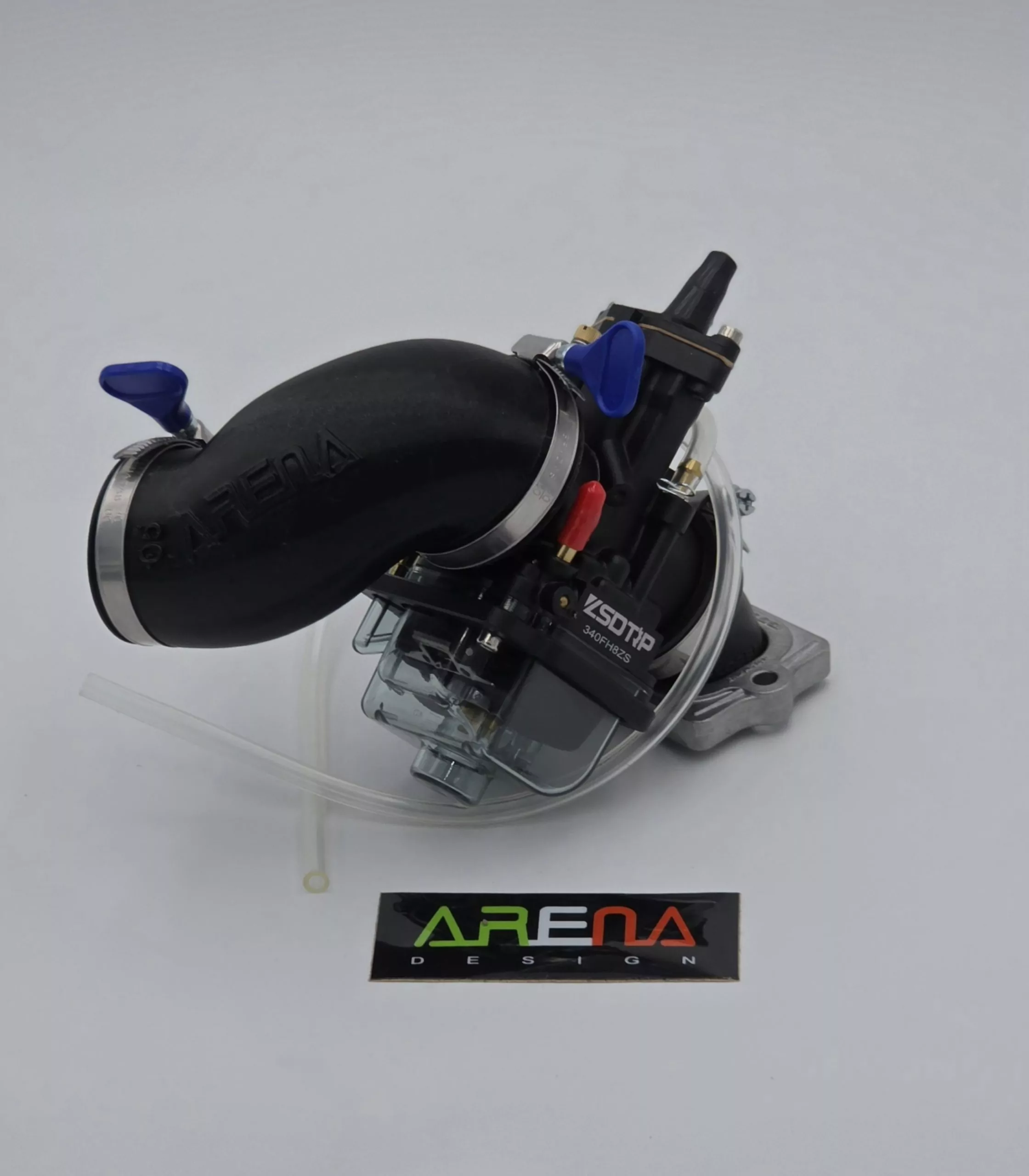 TUNINGKIT STAGE 4 - 34er PWK VERGASERKIT für Gilera Runner 180 inkl. 360° Malossi Ansaugstutzen + Ansaugschlauch – Bild 8