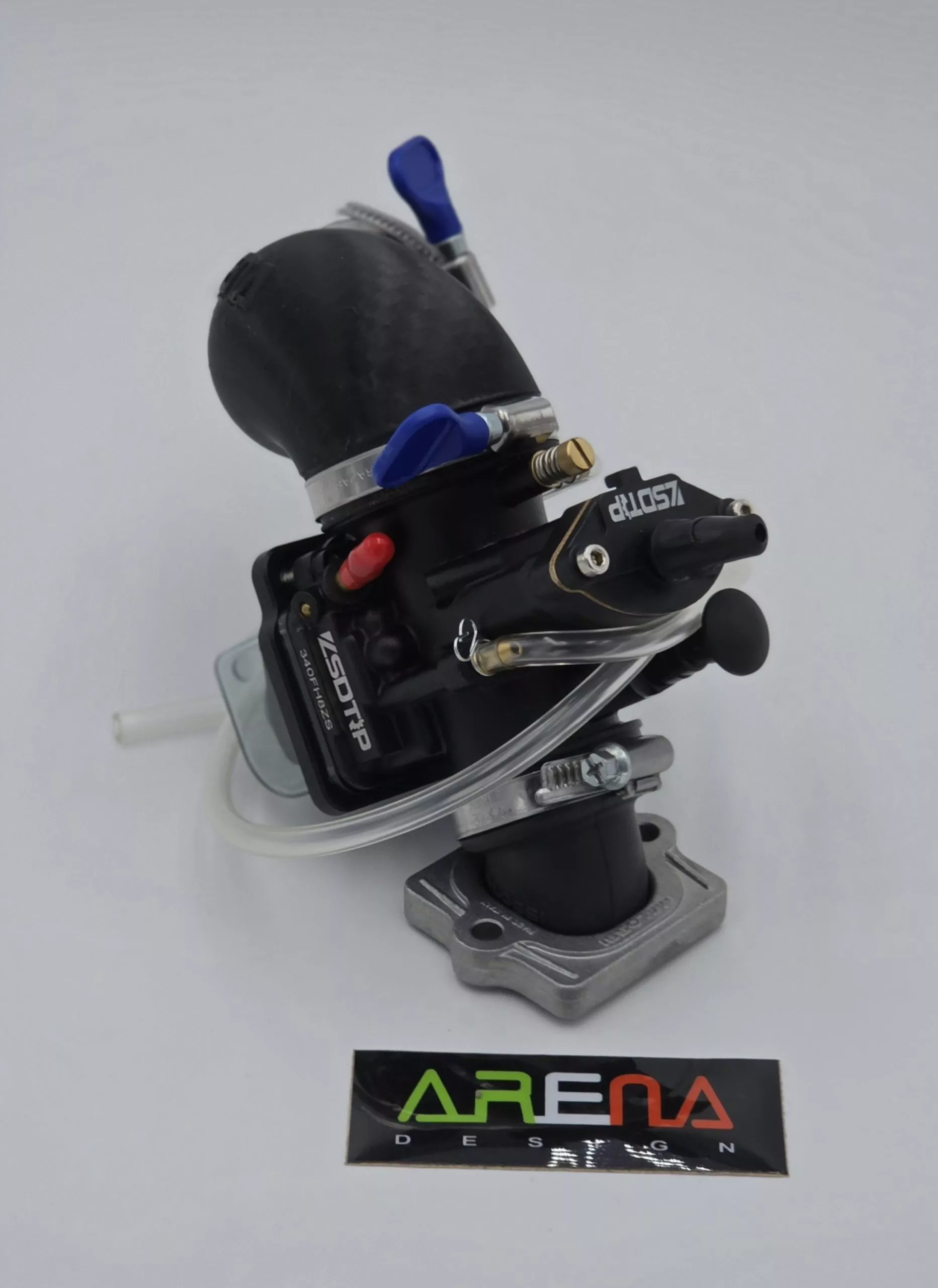 TUNINGKIT STAGE 4 - 34er PWK VERGASERKIT für Gilera Runner 180 inkl. 360° Malossi Ansaugstutzen + Ansaugschlauch